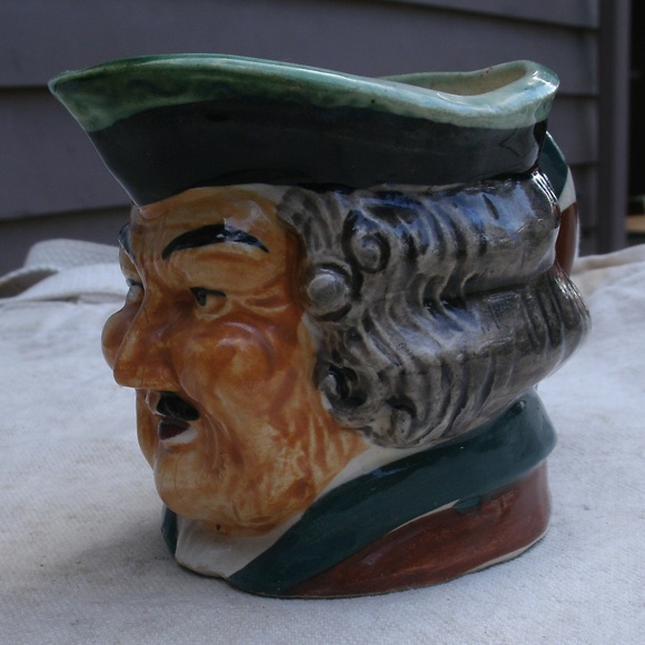 Vintage Toby Creamer Colonial Man Florart Japan - Picture 3 of 8